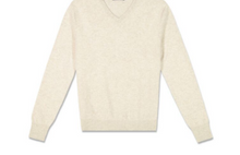 Load image into Gallery viewer, MENS V- NECK 100% CASHMERE LUXURY SWEATER / 20 COLORS