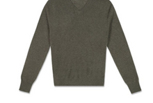Load image into Gallery viewer, MENS V- NECK 100% CASHMERE LUXURY SWEATER / 20 COLORS
