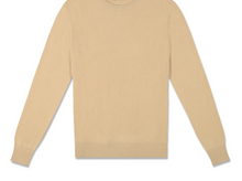 Load image into Gallery viewer, MENS CREW NECK 100% CASHMERE LUXURY SWEATER / 20 COLORS