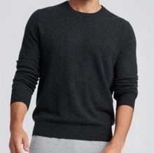 Load image into Gallery viewer, MENS CREW NECK 100% CASHMERE LUXURY SWEATER / 20 COLORS