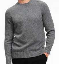 Load image into Gallery viewer, MENS CREW NECK 100% CASHMERE LUXURY SWEATER / 20 COLORS