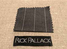 Load image into Gallery viewer, R P PAJAMAS / SARTORIAL MID BLUE SUITING STRIPE / GREY SUITING STRIPE