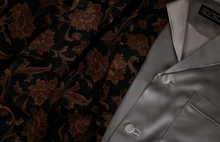 Load image into Gallery viewer, ROBES / PAJAMAS / SMOKING JACKETS / MEN / WOMEN / SILK / VELVET / JACQUARD / 35 LUXURY FABRICS / CUSTOM BESPOKE HAND MADE / FROM