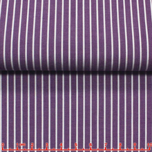 Load image into Gallery viewer, ROBE SHALL COLLAR / SARTORIAL PURPLE STRIPE / BLACK STRIPE / NAVY BLUE STRIPE