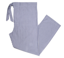 Load image into Gallery viewer, PAJAMAS / CUSTOM HABERDASHERY STRIPES / LIGHT BLUE / NAVY / BLACK / PURPLE / PINK / RED / CAMEL / BROWN / ORANGE / GREEN