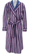 Load image into Gallery viewer, R P ROBE SHALL COLLAR OR SMOKING JACKET / ELEGANT STRIPES / 2 COLORS / BLUE STRIPE / PINK STRIPE
