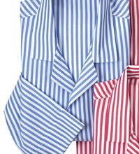 Load image into Gallery viewer, ROBE SHALL COLLAR / CUSTOM HABERDASHERY STRIPES / LIGHT BLUE / NAVY / BLACK / PURPLE / PINK / RED / CAMEL / BROWN / ORANGE / GREEN