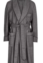 Load image into Gallery viewer, R P ROBE SHAWL COLLAR OR SMOKING JACKET / CUSTOM BESPOKE / LUXURY WOOL WINDOW PANE MADE IN ENGLAND / 3 COLORS / FROM