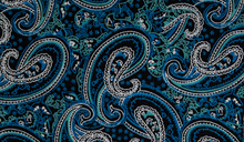 Load image into Gallery viewer, PAJAMAS / LUXURY BLUE PAISLEY