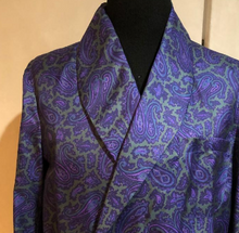 Load image into Gallery viewer, ROBES / SMOKING JACKETS / PAJAMAS / MEN / WOMEN / 100% LUXURIOUS DUPIONI SILK / 15 COLORS / CUSTOM BESPOKE HAND MADE / FROM