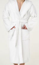 Load image into Gallery viewer, R P LUXURY ROBE HOODED / COTTON TERRY / MEN / WOMEN / BLACK / WHITE / MONOGRAMS