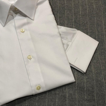 Load image into Gallery viewer, R P DESIGNS EXCLUSIVE SHIRTS / BLACK & WHITE GLEN PLAID DESIGN