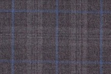 Load image into Gallery viewer, R P SUIT / GREY WITH BLUE PLAID / CONTEMPORARY FIT