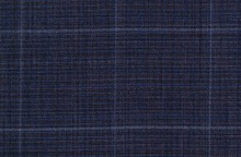 Load image into Gallery viewer, R P SUIT / NAVY BLUE WINDOWPANE / CONTEMPORARY FIT