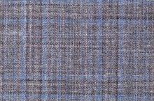 Load image into Gallery viewer, R P SPORTS JACKET / SOFT JACKET / GREY BLUE PLAID / WOOL SILK LINEN / CLASSIC FIT
