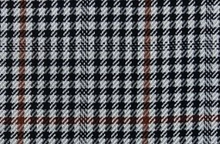 Load image into Gallery viewer, R P SPORTS JACKET / HOUNDSTOOTH / BLACK + RUST / BLACK + TAN / SILK / WOOL / CONTEMPORARY FIT