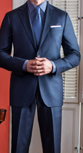 Load image into Gallery viewer, R P SUIT / SHARKSKIN / DEEP BLUE / FRENCH BLUE / CONTEMPORARY AND CLASSIC FIT