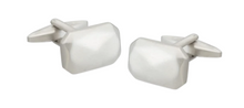 Load image into Gallery viewer, R P CUFF LINKS / SILVER RECTANGULAR DESIGN