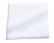 Load image into Gallery viewer, R P POCKET SQUARE / HAND ROLLED STITCHED IN ITALY / 10 COLORS