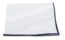 Load image into Gallery viewer, R P POCKET SQUARE / HAND ROLLED IN ITALY / PURE LINEN / 6 COLORS