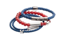 Load image into Gallery viewer, R P BRACELET / SILVER / BLUE SODALITE BEADS