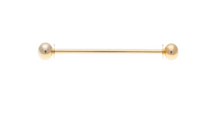 Load image into Gallery viewer, R P COLLAR BAR / GOLD
