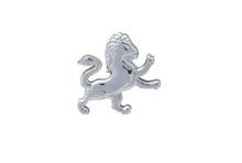 Load image into Gallery viewer, R P LAPEL PIN / POLISHED LION DESIGN