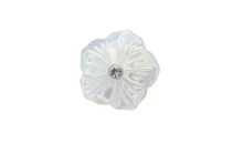 Load image into Gallery viewer, R P LAPEL PIN / MOTHER OF PEARL FLOWER DESIGN