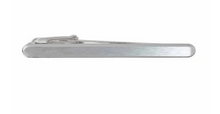 Load image into Gallery viewer, R P TIE SLIDE CLIP / SILVER / BRUSHED POLISHED FINISH DESIGN