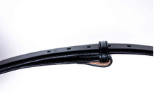 Load image into Gallery viewer, R P BELT / BLACK CALF / HAND MADE IN ITALY / BUCKLE / GOLD / SILVER / MATT SILVER