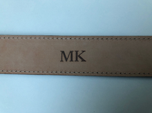 Load image into Gallery viewer, R P BELT / DARK BROWN CALF / HAND MADE IN ITALY / BUCKLE / GOLD / SILVER / MATT SILVER