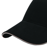 Load image into Gallery viewer, LUXE BASEBALL CAP / GOLF CAP / CONTRAST PIPING / WASHED COTTON / 9 COLORS