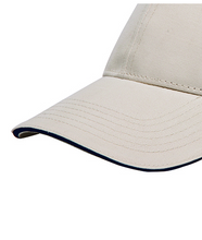 Load image into Gallery viewer, LUXE BASEBALL CAP / GOLF CAP / CONTRAST PIPING / WASHED COTTON / 9 COLORS