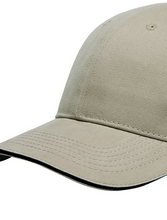 Load image into Gallery viewer, LUXE BASEBALL CAP / GOLF CAP / CONTRAST PIPING / WASHED COTTON / 9 COLORS