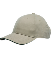 Load image into Gallery viewer, LUXE BASEBALL CAP / GOLF CAP / CONTRAST PIPING / WASHED COTTON / 9 COLORS