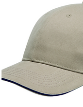 Load image into Gallery viewer, LUXE BASEBALL CAP / GOLF CAP / CONTRAST PIPING / WASHED COTTON / 9 COLORS