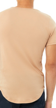 Load image into Gallery viewer, LUXE CURVED BOTTOM CREW NECK T-SHIRT SHORT SLEEVE JERSEY / 7 COLORS / S TO XX-L