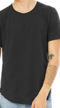 Load image into Gallery viewer, LUXE CURVED BOTTOM CREW NECK T-SHIRT SHORT SLEEVE JERSEY / 7 COLORS / S TO XX-L