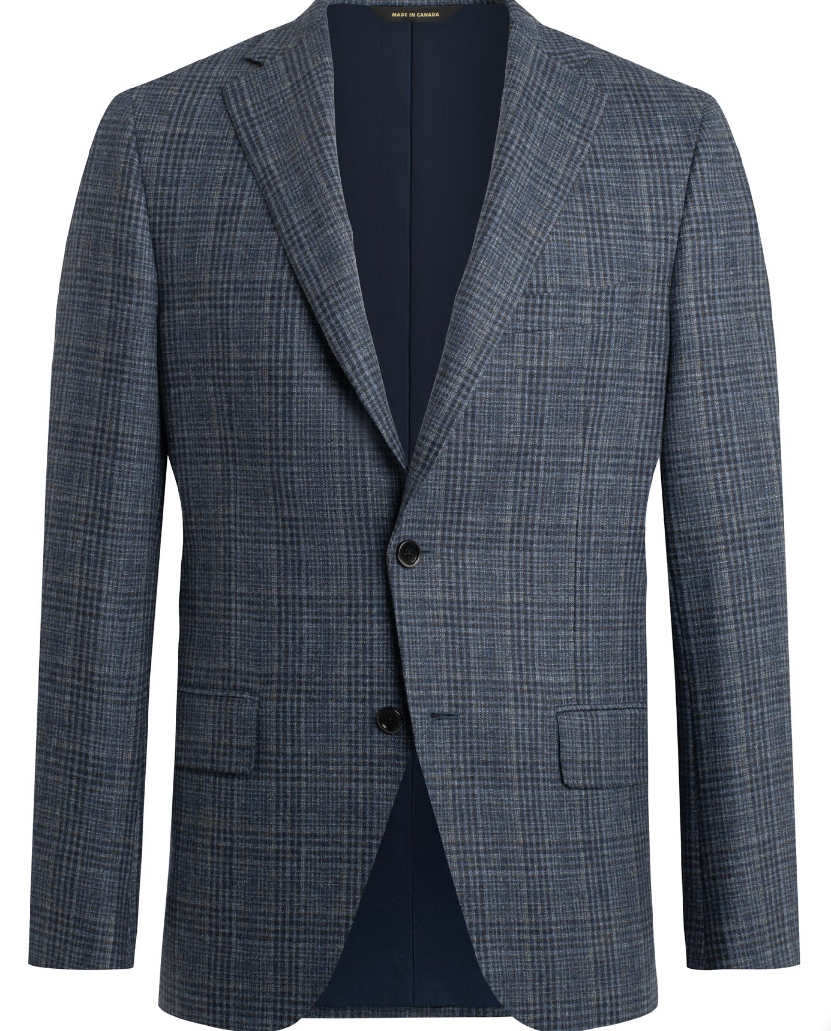 R P SPORTS JACKET / BLUE PLAID / CLASSIC FIT / LAMBSWOOL