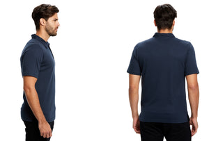 R P POLO LUXURY SUPIMA COTTON / MADE IN CALIFORNIA / BLACK / NAVY / GREY / S TO  3-XL