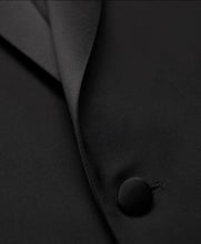 Load image into Gallery viewer, R P TUXEDO BLACK / SATIN TRIM / CLASSIC SHAWL LAPEL / CONTEMPORARY FIT
