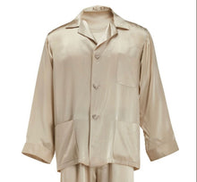 Load image into Gallery viewer, R P DESIGNS / SILK PAJAMAS / ROBES / SMOKING JACKETS / HAND MADE / 100 COLORS / MEN / WOMEN / CHILDREN
