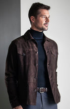 Load image into Gallery viewer, R P LUXURY SUEDE JACKET / BROWN /  OLIVE /  COGNAC RUST / XS TO XXL
