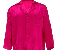 Load image into Gallery viewer, R P DESIGNS / SILK PAJAMAS / ROBES / SMOKING JACKETS / HAND MADE / 100 COLORS / MEN / WOMEN / CHILDREN
