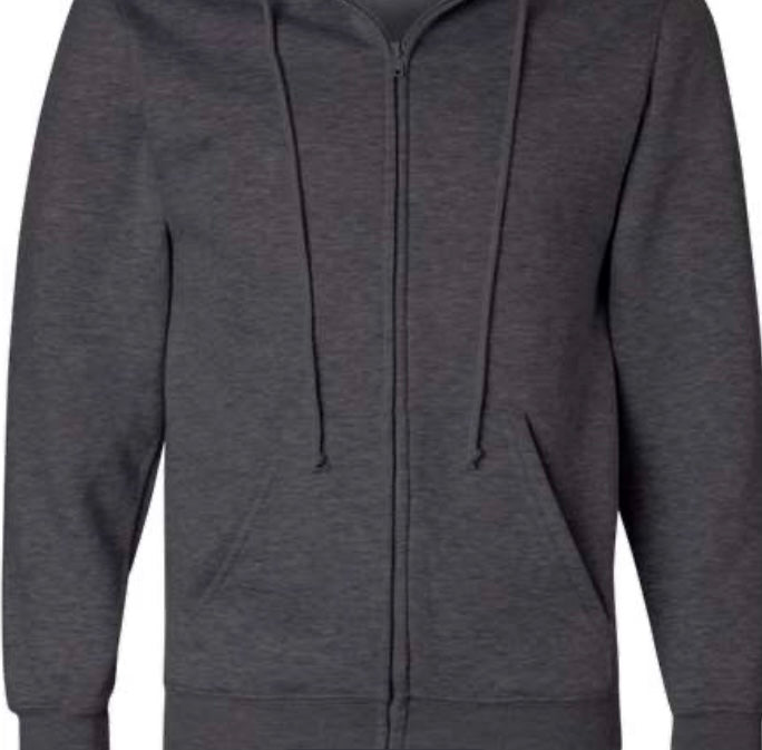 R P SPORT LUXE FULL ZIP HOODIE FLEECE / 10 CUSTOM COLORS / MADE IN CALIFORNIA / S TO 4-XL