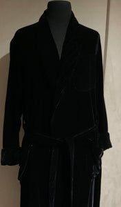 R P VELVET SMOKING JACKETS / ROBES / PAJAMAS / MEN / WOMEN / 15 ELEGANT COLORS / CUSTOM BESPOKE HAND MADE