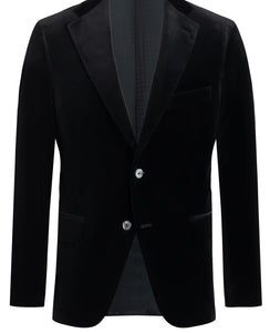 R P BLACK VELVET SPORTS JACKET / DINNER JACKET / 34 TO 64 / REG / SHORT / LONG / EXTRA LONG