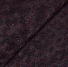 Load image into Gallery viewer, R P SPORTS JACKET / LORO PIANA / BURGUNDY HERRINGBONE / CLASSIC FIT / WOOL &amp; CASHMERE
