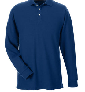 R P POLO LUXURY PIQUE JERSEY / LONG SLEEVES / 100% COTTON / 10 COLORS / S TO 4-XL