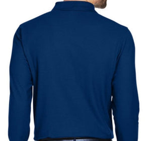 R P POLO LUXURY PIQUE JERSEY / LONG SLEEVES / 100% COTTON / 10 COLORS / S TO 4-XL